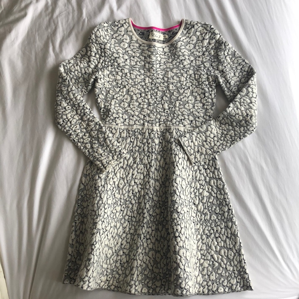 Eliza j leopard print sweater dress